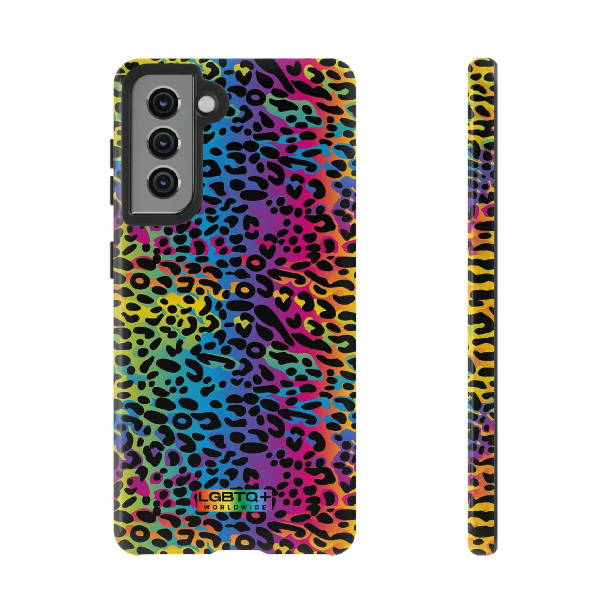 LGBTQWorldwide - ,,LEOPARD" Doppelgehäuse Handyhülle Accessories, Glossy, iPhone Cases, Matte, Phone accessory, Phone Cases, Samsung Cases, Thermo, Valentine's Day Picks lgbtq Bekleidung Accessoires unisex Zubehör