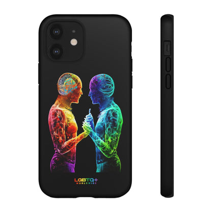 LGBTQWorldwide - ,,ZUSAMMEN" Doppelgehäuse Handyhülle Accessories, Glossy, iPhone Cases, Matte, Phone accessory, Phone Cases, Samsung Cases, tough, Valentine's Day Picks lgbtq Bekleidung Accessoires unisex Zubehör