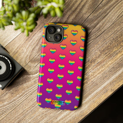 LGBTQWorldwide - ,,HERZ" Doppelgehäuse Handyhülle Accessories, Glossy, iPhone Cases, Matte, Phone accessory, Phone Cases, Samsung Cases, Thermo, Valentine's Day Picks lgbtq Bekleidung Accessoires unisex Zubehör