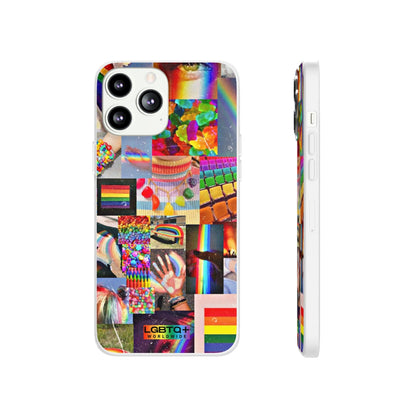 LGBTQWorldwide - ,,COMMUNITY" Flexible Handyhülle Accessories, Case, iPhone, iPhone Cases, Phone accessory, Phone Cases, Samsung Cases, silikon, Valentine's Day promotion lgbtq Bekleidung Accessoires unisex Zubehör