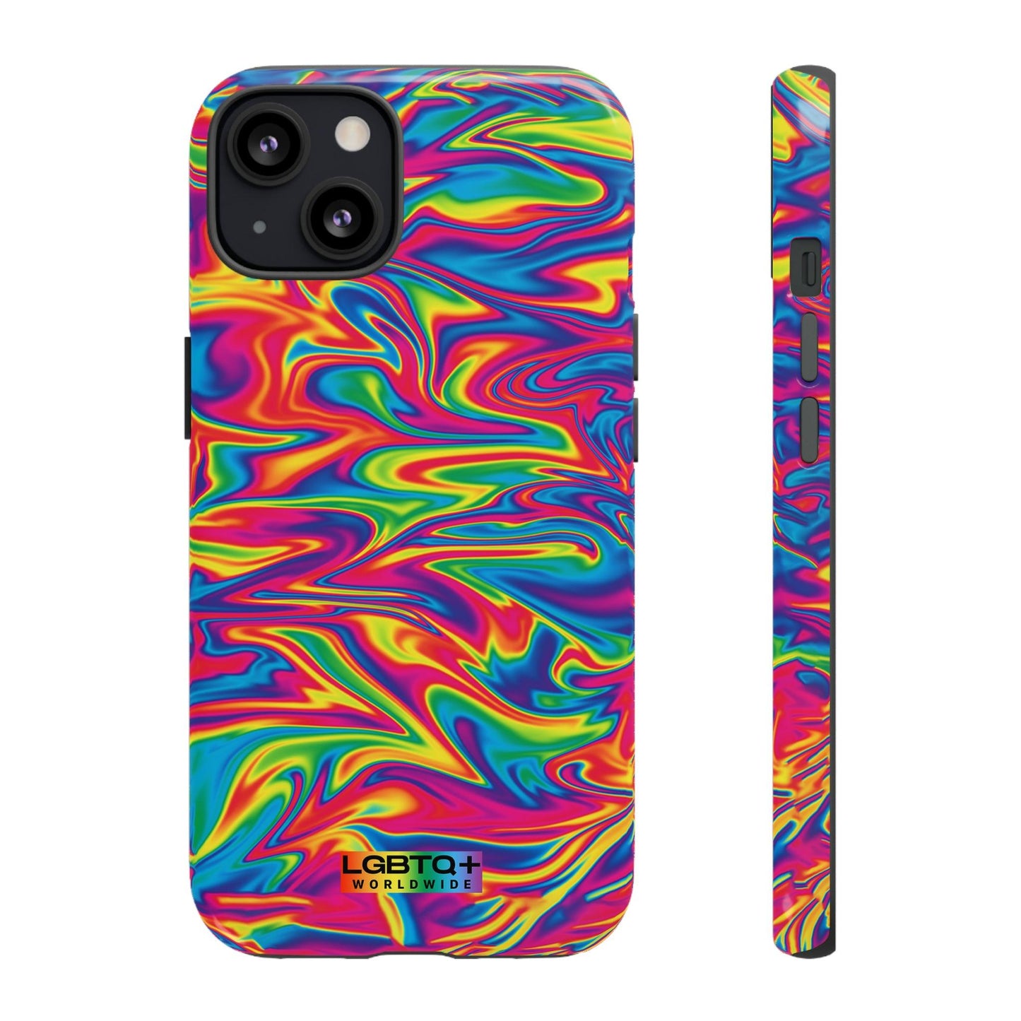 LGBTQWorldwide - ,,ABSTRACT" Doppelgehäuse Handyhülle Accessories, Glossy, iPhone Cases, Matte, Phone accessory, Phone Cases, Samsung Cases, Thermo, Valentine's Day Picks lgbtq Bekleidung Accessoires unisex Zubehör