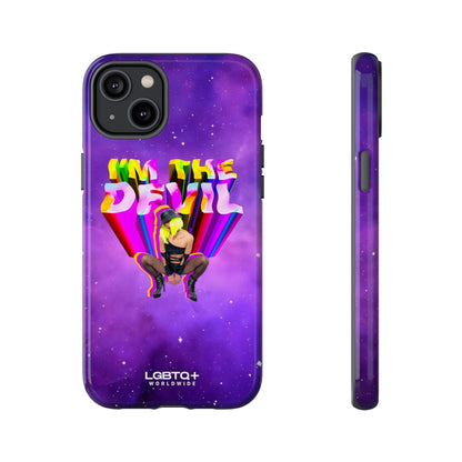 LGBTQWorldwide - ,,I AM THE DEVIL" Doppelgehäuse Handyhülle Accessories, Glossy, iPhone Cases, Matte, Phone accessory, Phone Cases, Samsung Cases, Thermo, Valentine's Day Picks lgbtq Bekleidung Accessoires unisex Zubehör