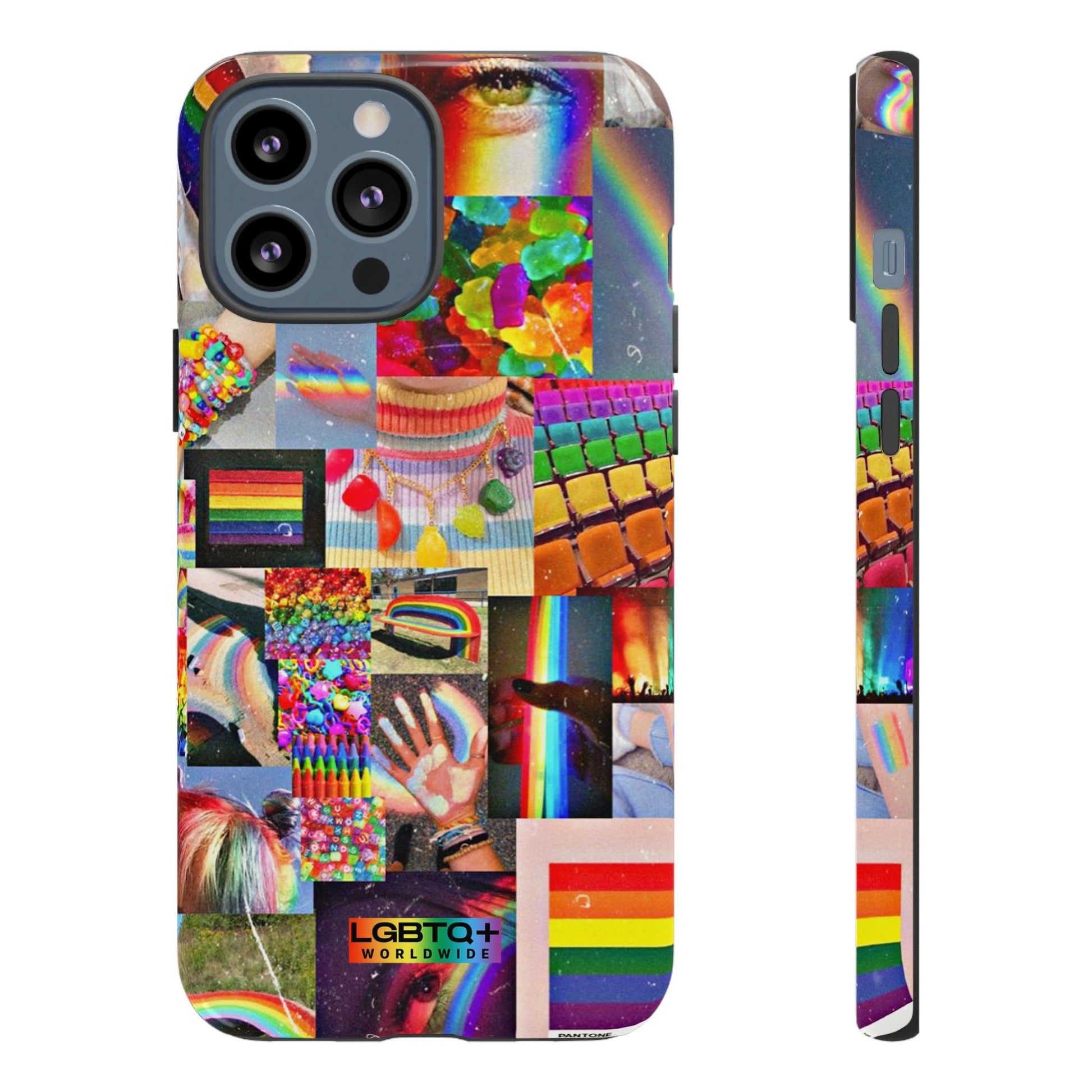 LGBTQWorldwide - ,,FARBEN" Doppelgehäuse Handyhülle Accessories, Glossy, iPhone Cases, Matte, Phone accessory, Phone Cases, Samsung Cases, Thermo, Valentine's Day Picks lgbtq Bekleidung Accessoires unisex Zubehör