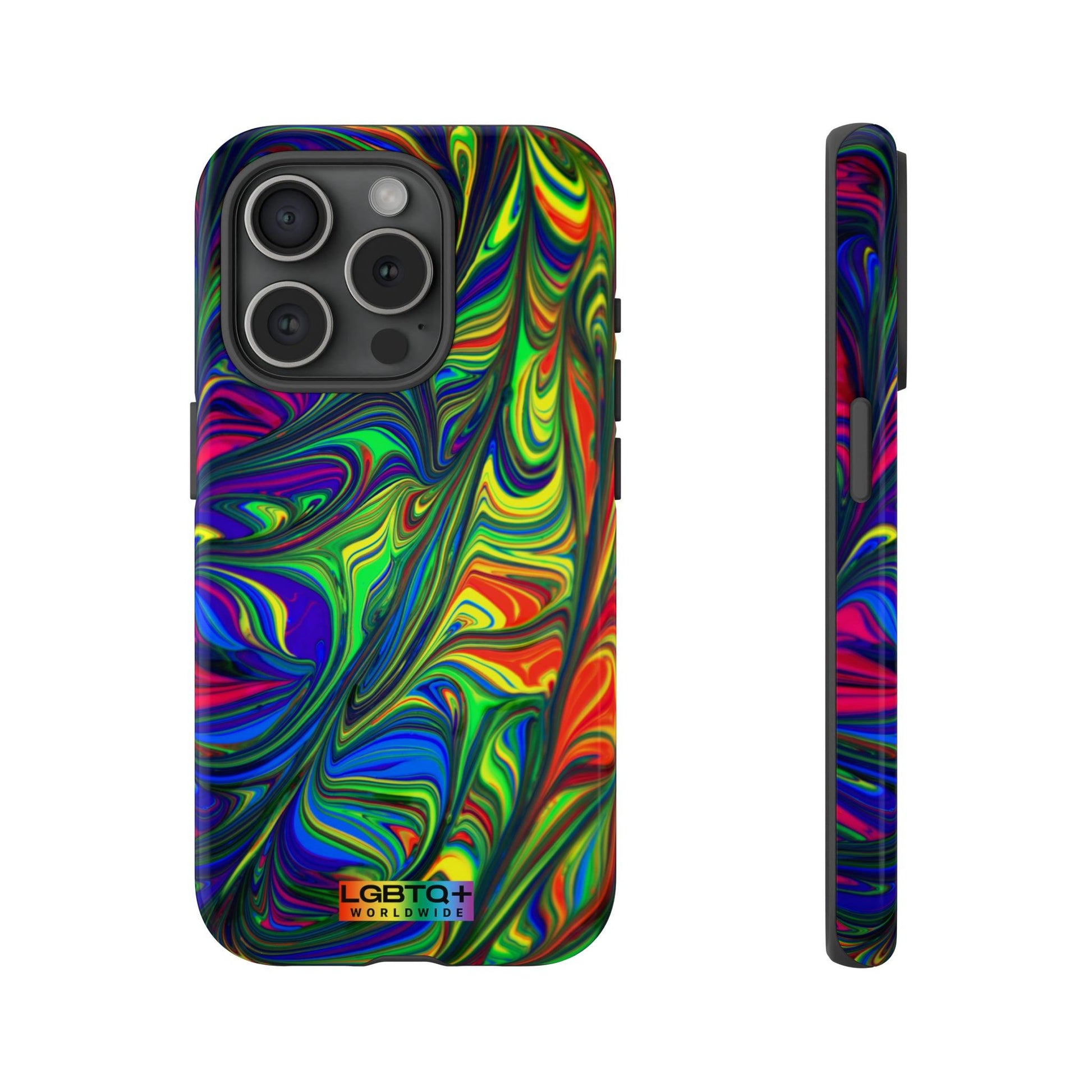 LGBTQWorldwide - ,,ILLUSION" Doppelgehäuse Handyhülle Accessories, Glossy, iPhone Cases, Matte, Phone accessory, Phone Cases, Samsung Cases, Thermo, Valentine's Day Picks lgbtq Bekleidung Accessoires unisex Zubehör