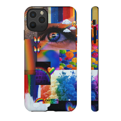 LGBTQWorldwide - ,,VISION" Doppelgehäuse Handyhülle Accessories, Glossy, iPhone Cases, Matte, Phone accessory, Phone Cases, Samsung Cases, Thermo, Valentine's Day Picks lgbtq Bekleidung Accessoires unisex Zubehör