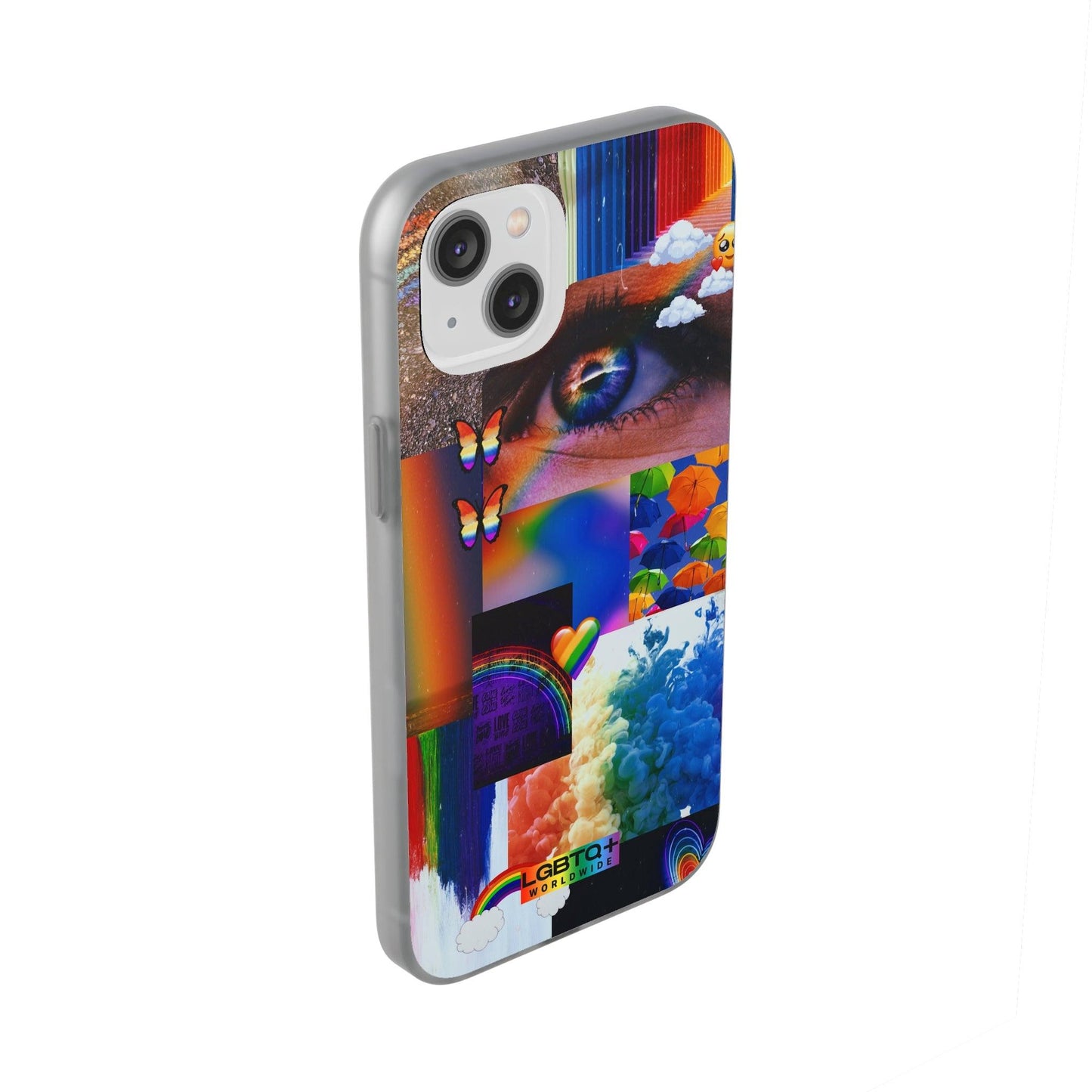 LGBTQWorldwide - ,,VISION" Flexible Handyhülle Accessories, Case, iPhone, iPhone Cases, Phone accessory, Phone Cases, Samsung Cases, silikon, Valentine's Day promotion lgbtq Bekleidung Accessoires unisex Zubehör