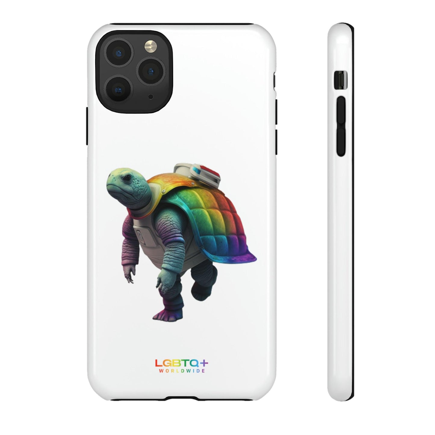 LGBTQWorldwide - ,,SCHILDKRÖTE" Doppelgehäuse Handyhülle Accessories, Glossy, iPhone Cases, Matte, Phone accessory, Phone Cases, Samsung Cases, tough, Valentine's Day Picks lgbtq Bekleidung Accessoires unisex Zubehör