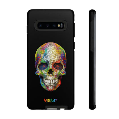 LGBTQWorldwide - ,,SKULL HEAD" Doppelgehäuse Handyhülle Accessories, Glossy, iPhone Cases, Matte, Phone accessory, Phone Cases, Samsung Cases, tough, Valentine's Day Picks lgbtq Bekleidung Accessoires unisex Zubehör