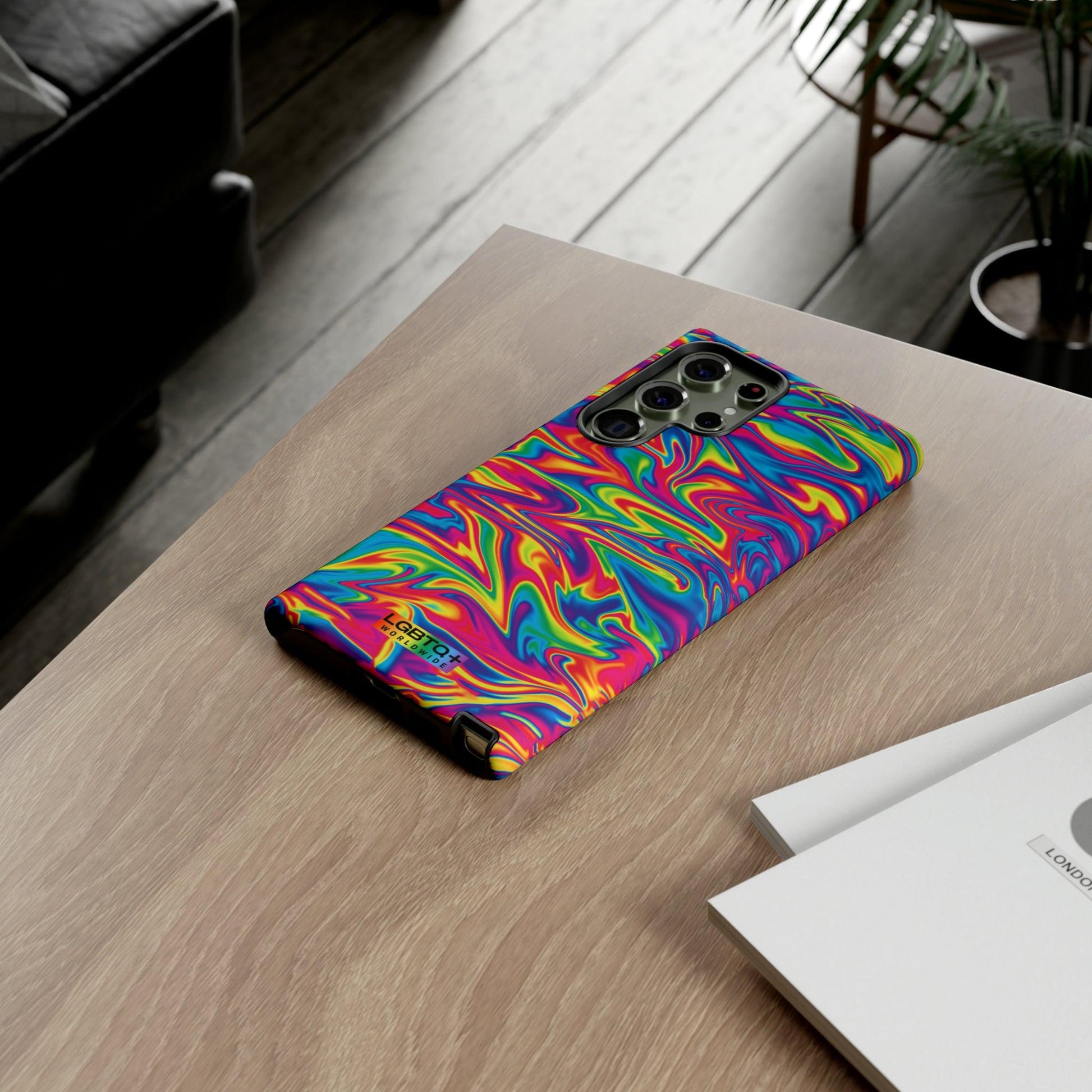 LGBTQWorldwide - ,,ABSTRACT" Doppelgehäuse Handyhülle Accessories, Glossy, iPhone Cases, Matte, Phone accessory, Phone Cases, Samsung Cases, Thermo, Valentine's Day Picks lgbtq Bekleidung Accessoires unisex Zubehör