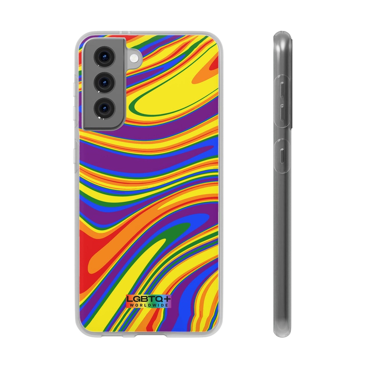 LGBTQWorldwide - ,,FARBEN" Flexible Handyhülle Accessories, Case, iPhone, iPhone Cases, Phone accessory, Phone Cases, Samsung Cases, silikon, Valentine's Day promotion lgbtq Bekleidung Accessoires unisex Zubehör