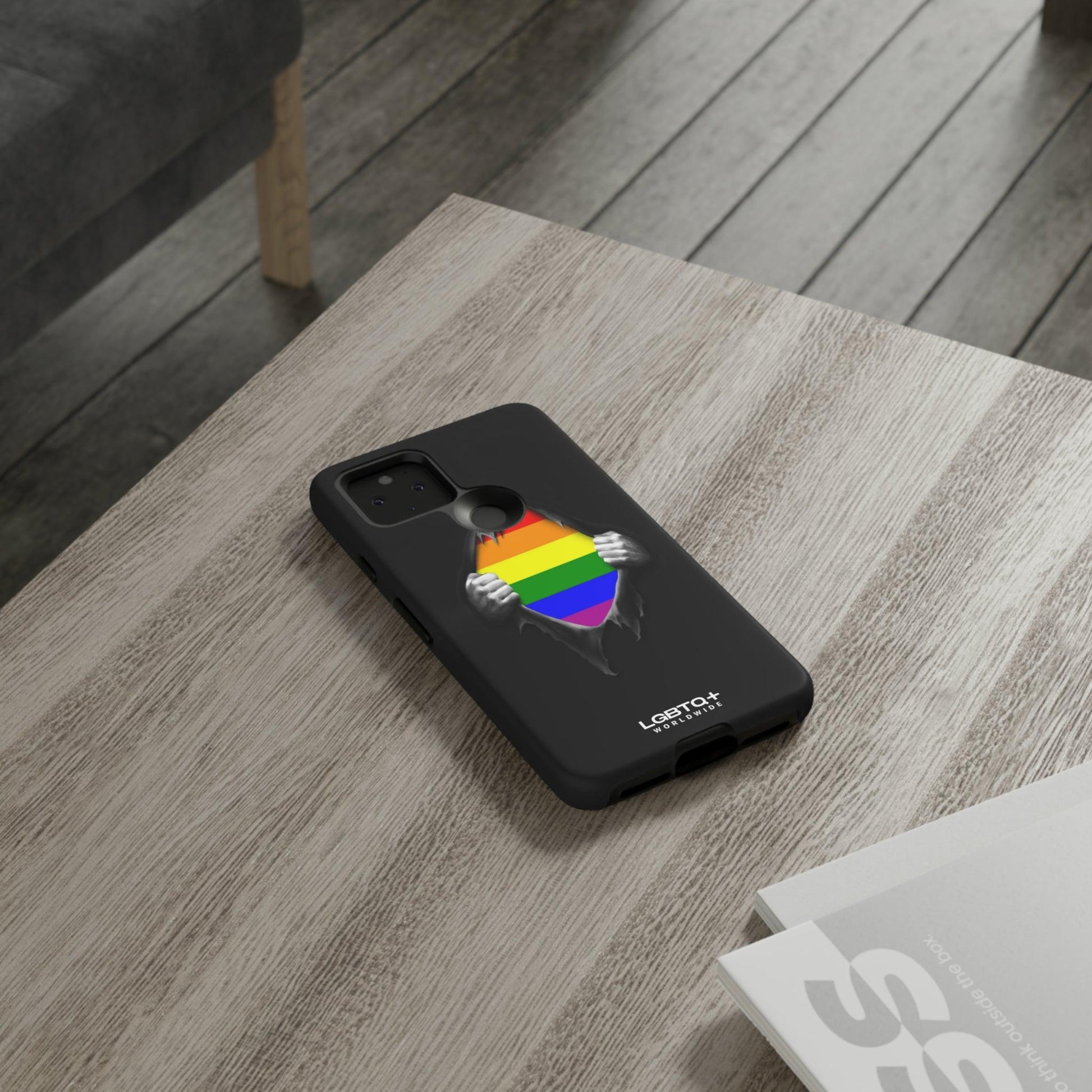 LGBTQWorldwide - ,,SCHWARZES LOCH" Doppelgehäuse Handyhülle Accessories, Glossy, iPhone Cases, Matte, Phone accessory, Phone Cases, Samsung Cases, Thermo, Valentine's Day Picks lgbtq Bekleidung Accessoires unisex Zubehör