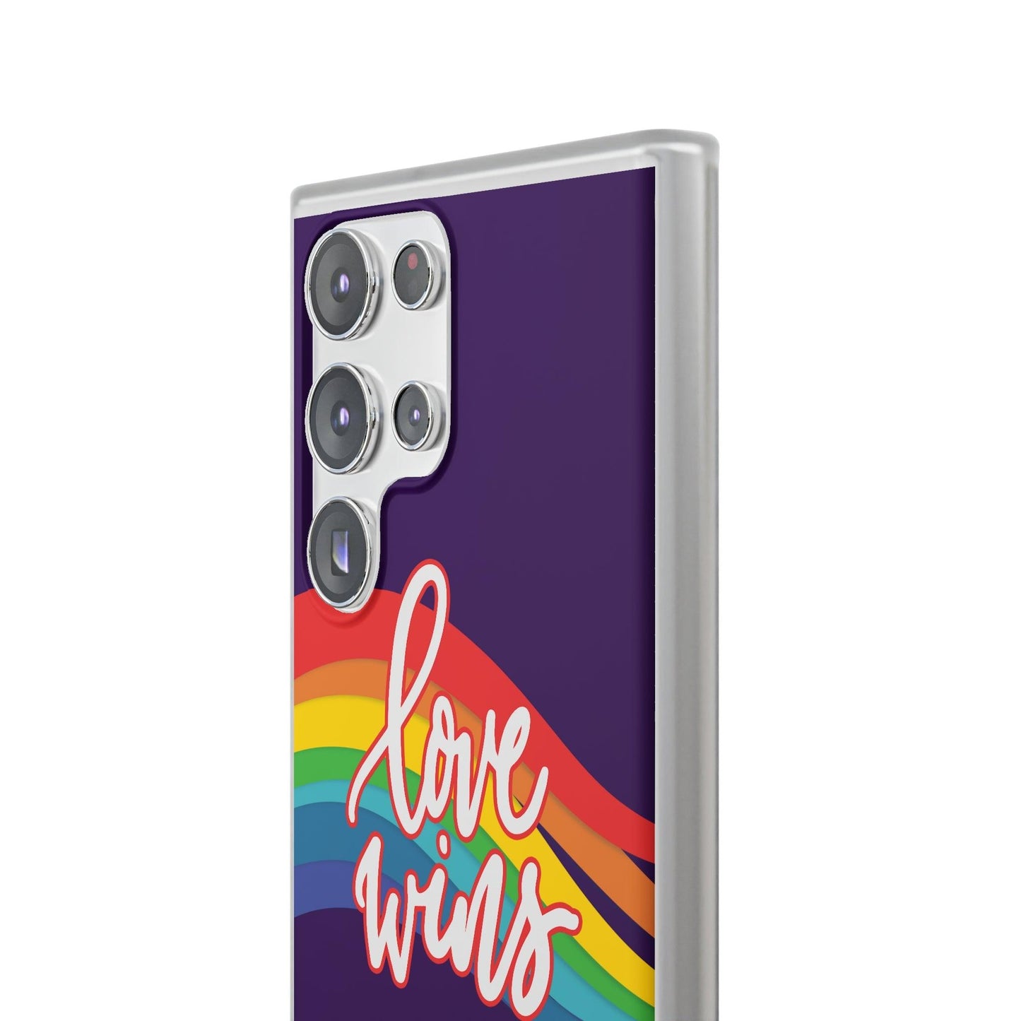 LGBTQWorldwide - ,,LIEBE GEWINNT" Flexible Handyhülle Accessories, Case, iPhone, iPhone Cases, Phone accessory, Phone Cases, Samsung Cases, silikon, Valentine's Day promotion lgbtq Bekleidung Accessoires unisex Zubehör