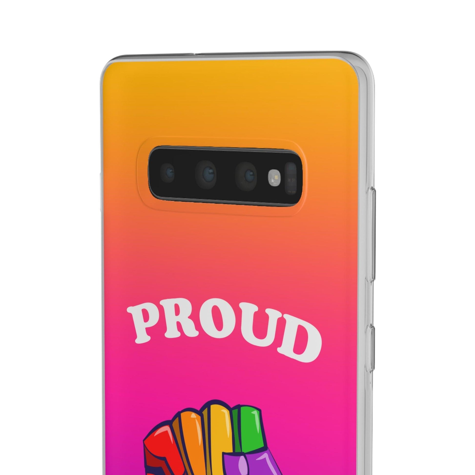 LGBTQWorldwide - ,,GLÜCKLICH" Flexible Handyhülle Accessories, Case, iPhone, iPhone Cases, Phone accessory, Phone Cases, Samsung Cases, silikon, Valentine's Day promotion lgbtq Bekleidung Accessoires unisex Zubehör