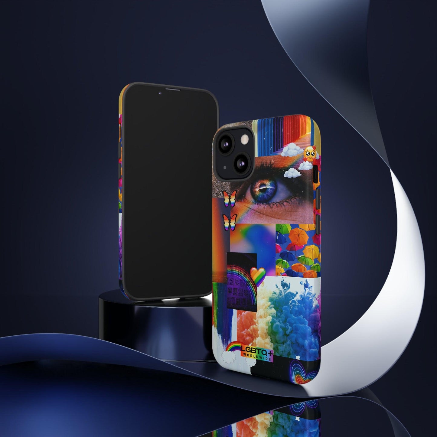 LGBTQWorldwide - ,,VISION" Doppelgehäuse Handyhülle Accessories, Glossy, iPhone Cases, Matte, Phone accessory, Phone Cases, Samsung Cases, Thermo, Valentine's Day Picks lgbtq Bekleidung Accessoires unisex Zubehör