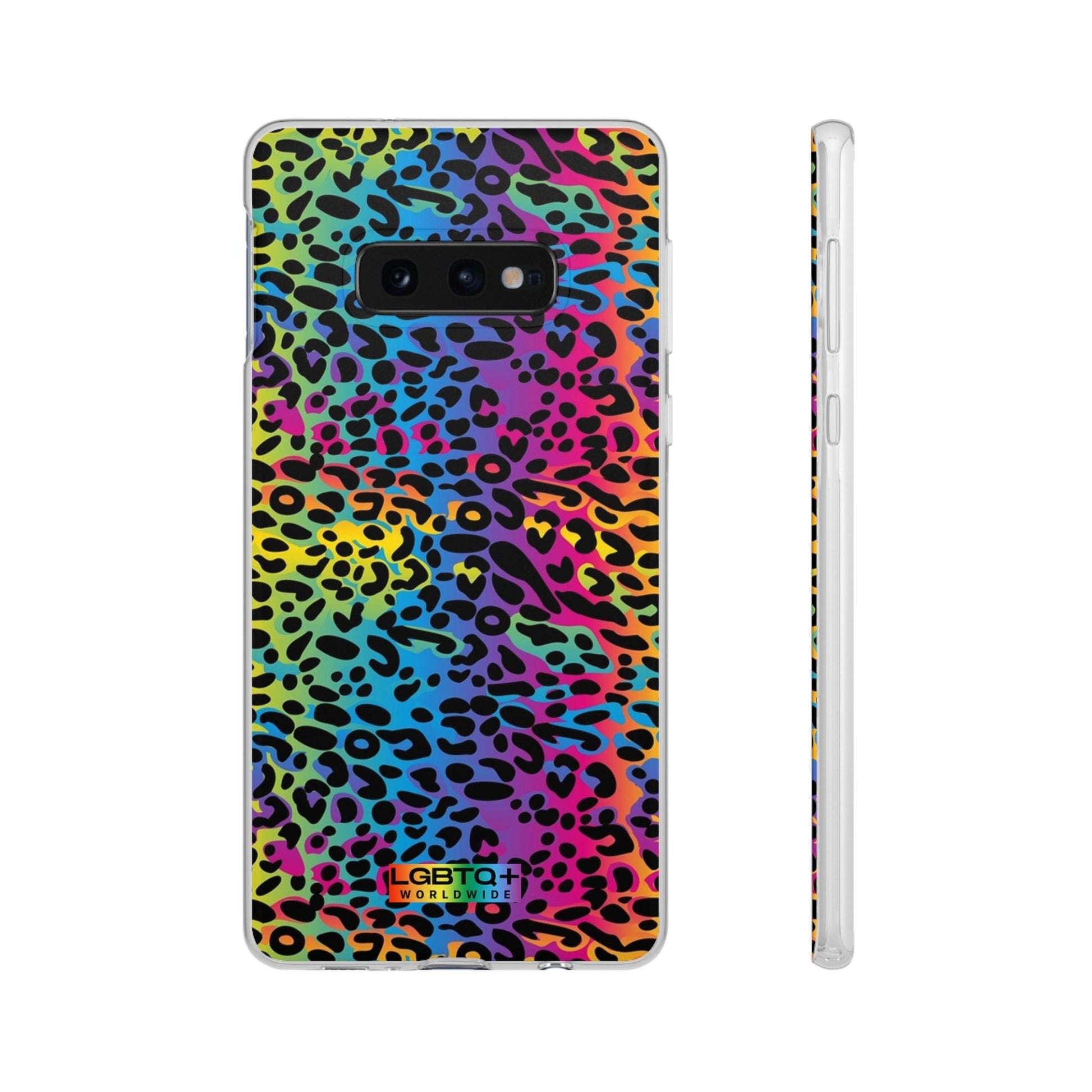 LGBTQWorldwide - ,,LEOPARD" Flexible Handyhülle Accessories, Case, iPhone, iPhone Cases, Phone accessory, Phone Cases, Samsung Cases, silikon, Valentine's Day promotion lgbtq Bekleidung Accessoires unisex Zubehör