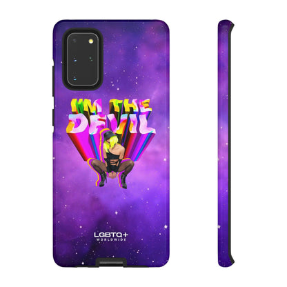 LGBTQWorldwide - ,,I AM THE DEVIL" Doppelgehäuse Handyhülle Accessories, Glossy, iPhone Cases, Matte, Phone accessory, Phone Cases, Samsung Cases, Thermo, Valentine's Day Picks lgbtq Bekleidung Accessoires unisex Zubehör