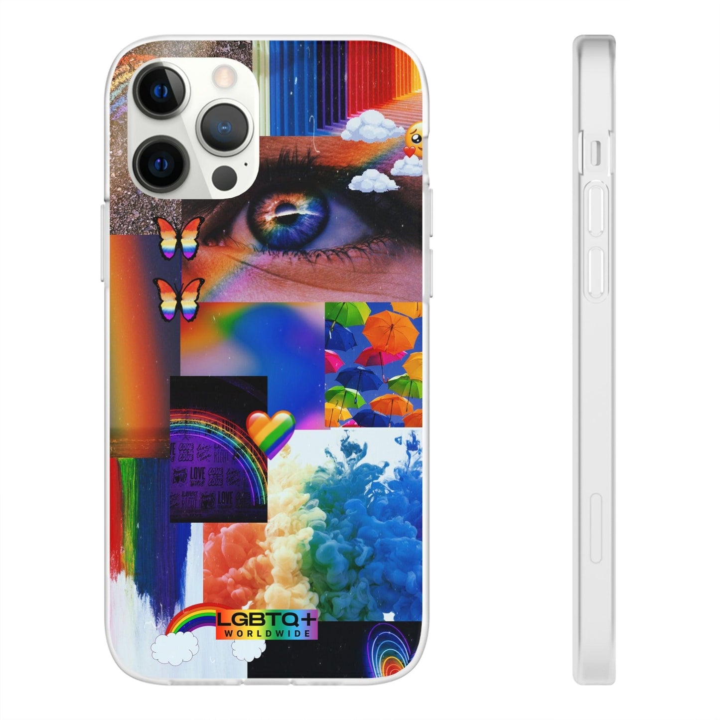 LGBTQWorldwide - ,,VISION" Flexible Handyhülle Accessories, Case, iPhone, iPhone Cases, Phone accessory, Phone Cases, Samsung Cases, silikon, Valentine's Day promotion lgbtq Bekleidung Accessoires unisex Zubehör