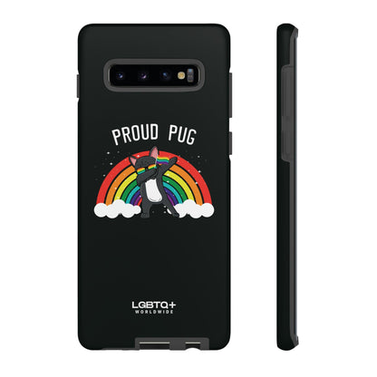 LGBTQWorldwide - ,,PROUD PUG" Doppelgehäuse Handyhülle Accessories, Glossy, iPhone Cases, Matte, Phone accessory, Phone Cases, Samsung Cases, Thermo, Valentine's Day Picks lgbtq Bekleidung Accessoires unisex Zubehör