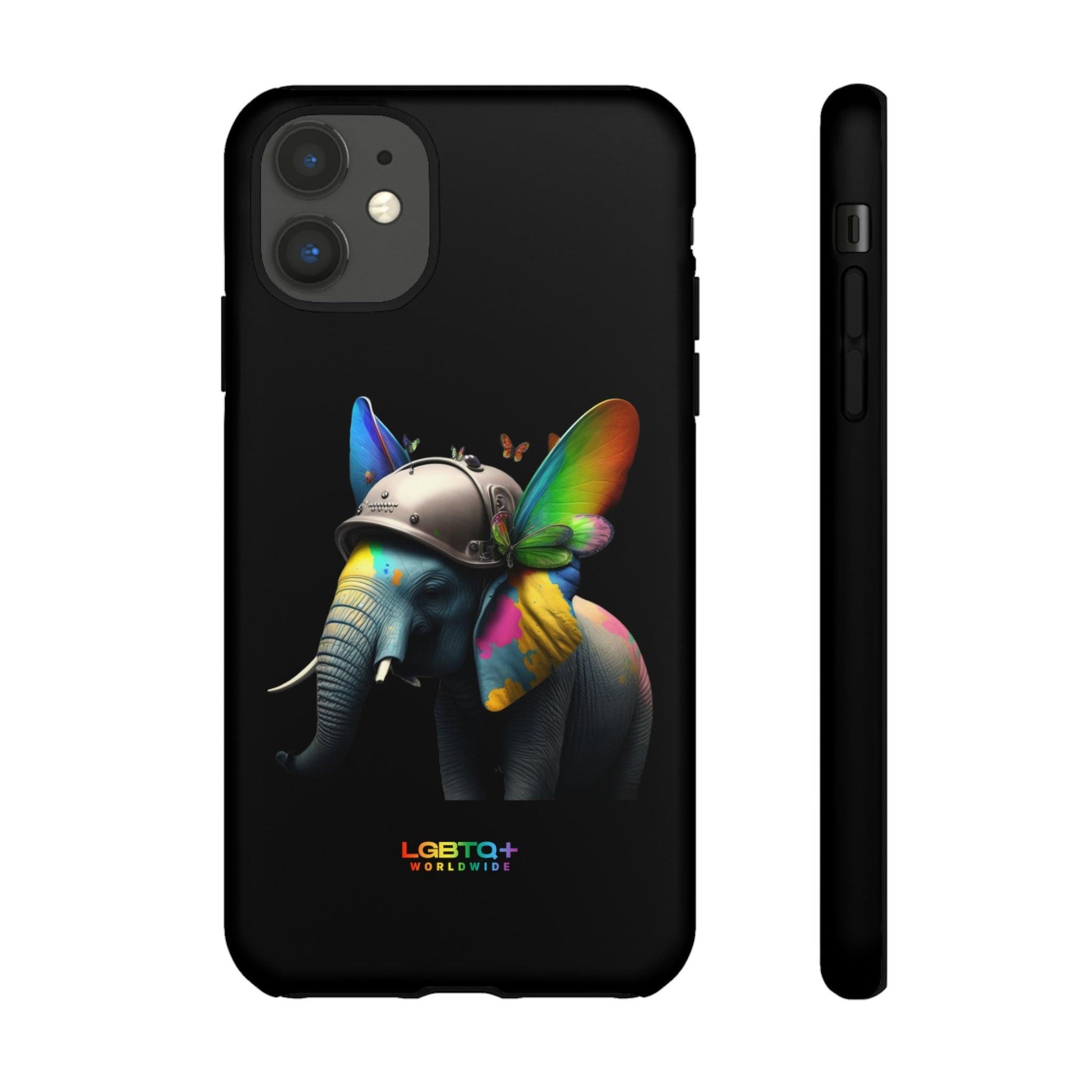 LGBTQWorldwide - ,,ELEFANT" Doppelgehäuse Handyhülle Accessories, Glossy, iPhone Cases, Matte, Phone accessory, Phone Cases, Samsung Cases, tough, Valentine's Day Picks lgbtq Bekleidung Accessoires unisex Zubehör