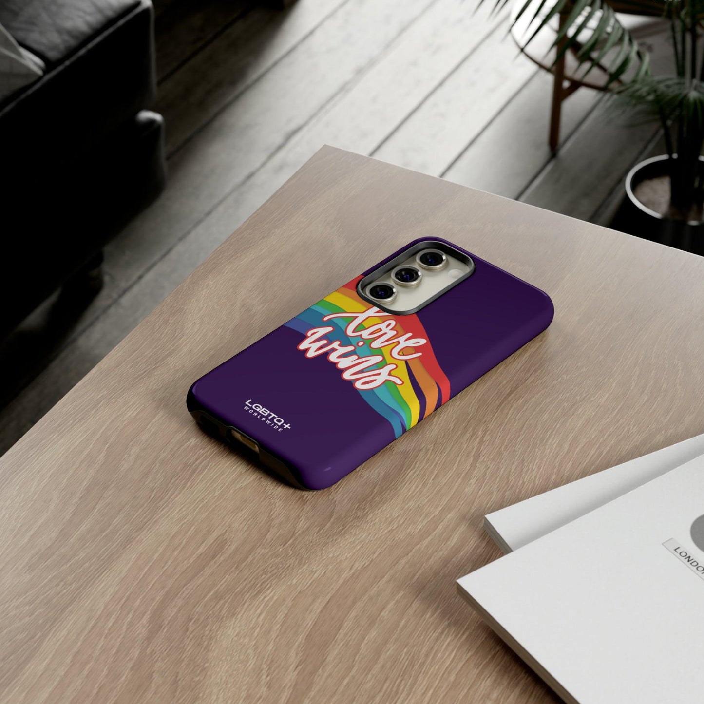 LGBTQWorldwide - ,,LIEBE GEWINNT" Doppelgehäuse Handyhülle Accessories, Glossy, iPhone Cases, Matte, Phone accessory, Phone Cases, Samsung Cases, Thermo, Valentine's Day Picks lgbtq Bekleidung Accessoires unisex Zubehör