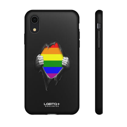 LGBTQWorldwide - ,,SCHWARZES LOCH" Doppelgehäuse Handyhülle Accessories, Glossy, iPhone Cases, Matte, Phone accessory, Phone Cases, Samsung Cases, Thermo, Valentine's Day Picks lgbtq Bekleidung Accessoires unisex Zubehör