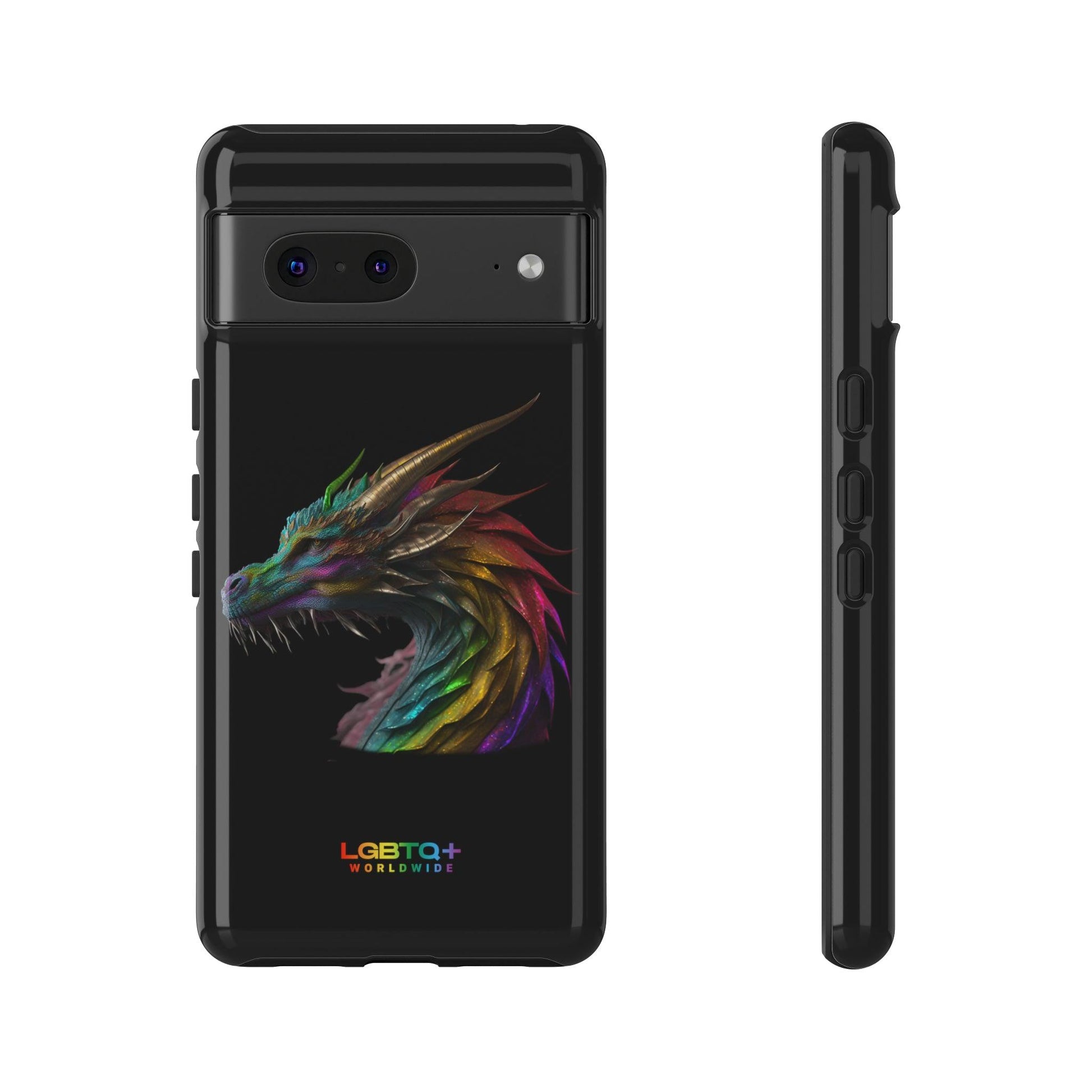 LGBTQWorldwide - ,,DRACHE" Doppelgehäuse Handyhülle Accessories, Glossy, iPhone Cases, Matte, Phone accessory, Phone Cases, Samsung Cases, tough, Valentine's Day Picks lgbtq Bekleidung Accessoires unisex Zubehör