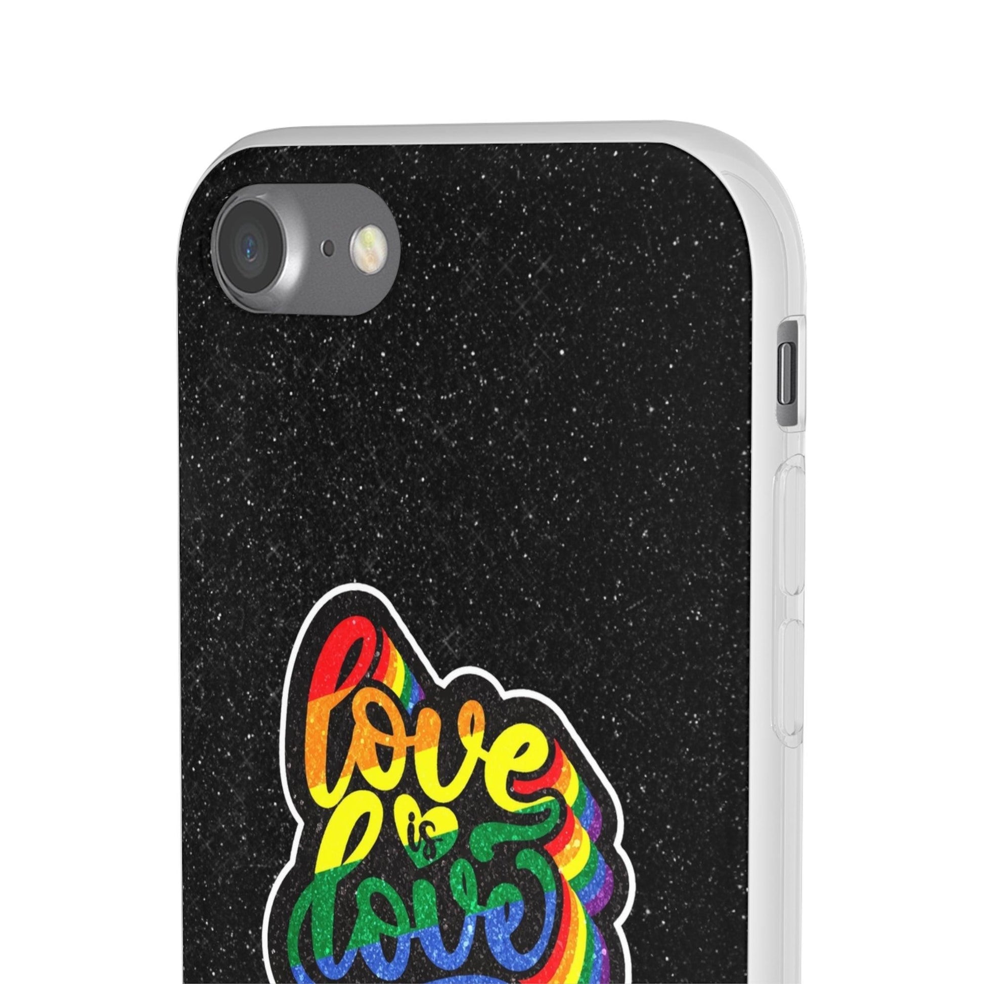 LGBTQWorldwide - ,,LIEBE IST LIEBE" Flexible Handyhülle Accessories, Case, iPhone, iPhone Cases, Phone accessory, Phone Cases, Samsung Cases, Valentine's Day promotion lgbtq Bekleidung Accessoires unisex Zubehör