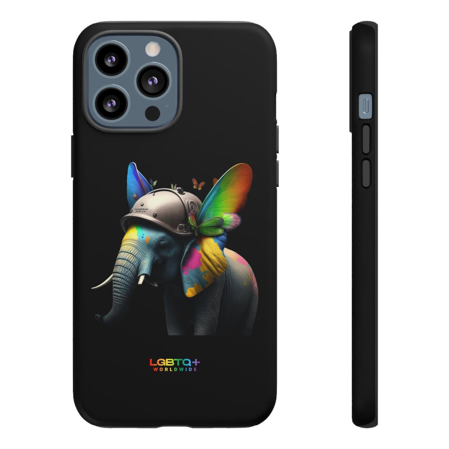 LGBTQWorldwide - ,,ELEFANT" Doppelgehäuse Handyhülle Accessories, Glossy, iPhone Cases, Matte, Phone accessory, Phone Cases, Samsung Cases, tough, Valentine's Day Picks lgbtq Bekleidung Accessoires unisex Zubehör