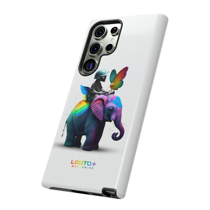 LGBTQWorldwide - ,,SCHMETTERLING" Doppelgehäuse Handyhülle Accessories, Glossy, iPhone Cases, Matte, Phone accessory, Phone Cases, Samsung Cases, tough, Valentine's Day Picks lgbtq Bekleidung Accessoires unisex Zubehör