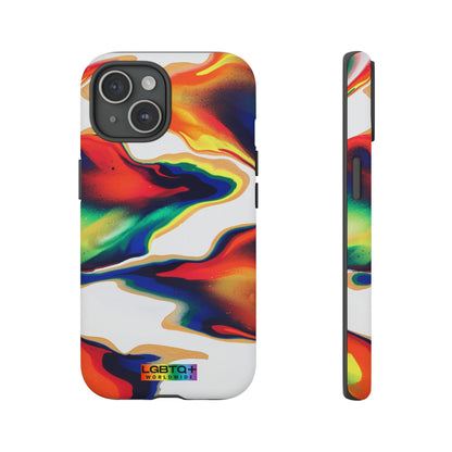 LGBTQWorldwide - ,,EINZIGARTIG" Doppelgehäuse Handyhülle Accessories, Glossy, iPhone Cases, Matte, Phone accessory, Phone Cases, Samsung Cases, Thermo, Valentine's Day Picks lgbtq Bekleidung Accessoires unisex Zubehör