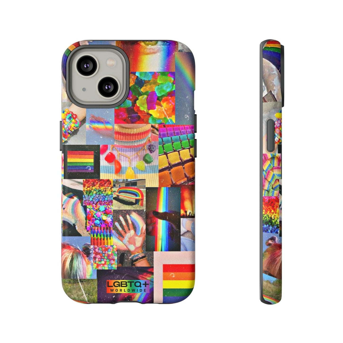 LGBTQWorldwide - ,,FARBEN" Doppelgehäuse Handyhülle Accessories, Glossy, iPhone Cases, Matte, Phone accessory, Phone Cases, Samsung Cases, Thermo, Valentine's Day Picks lgbtq Bekleidung Accessoires unisex Zubehör