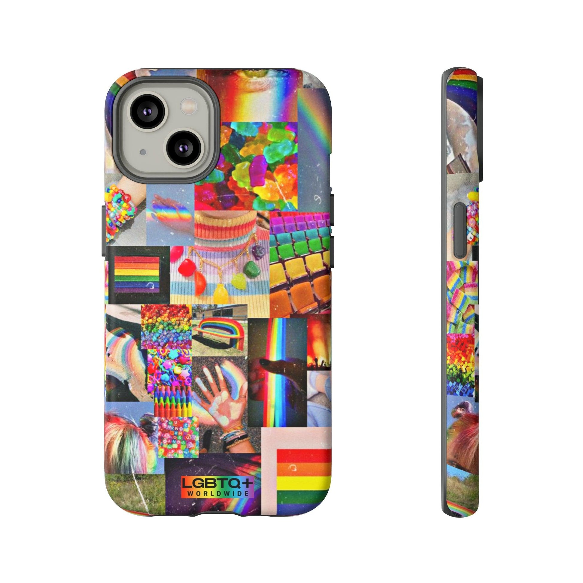 LGBTQWorldwide - ,,FARBEN" Doppelgehäuse Handyhülle Accessories, Glossy, iPhone Cases, Matte, Phone accessory, Phone Cases, Samsung Cases, Thermo, Valentine's Day Picks lgbtq Bekleidung Accessoires unisex Zubehör