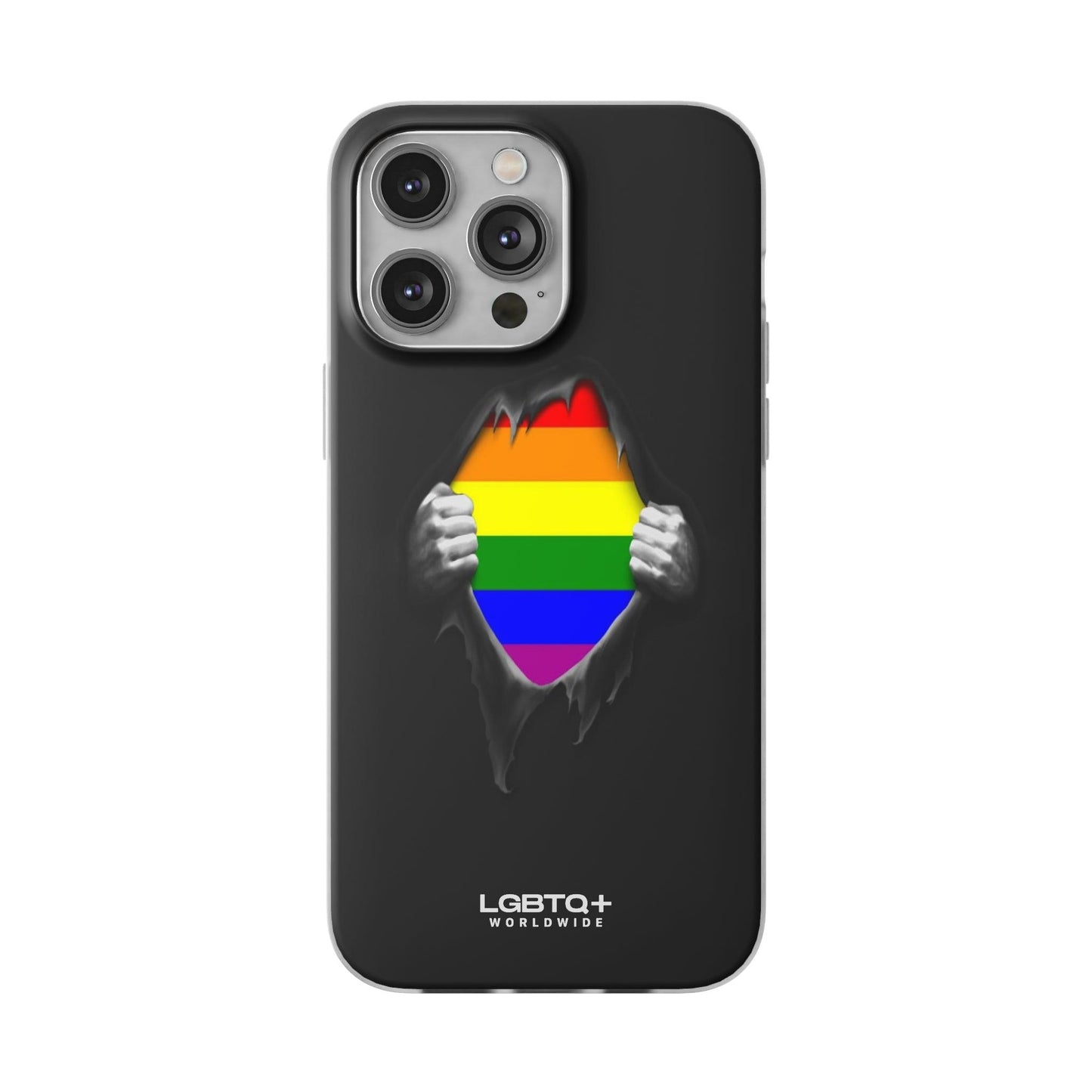 LGBTQWorldwide - ,,SCHWARZES LOCH" Flexible Handyhülle Accessories, Case, iPhone, iPhone Cases, Phone accessory, Phone Cases, Samsung Cases, silikon, Valentine's Day promotion lgbtq Bekleidung Accessoires unisex Zubehör