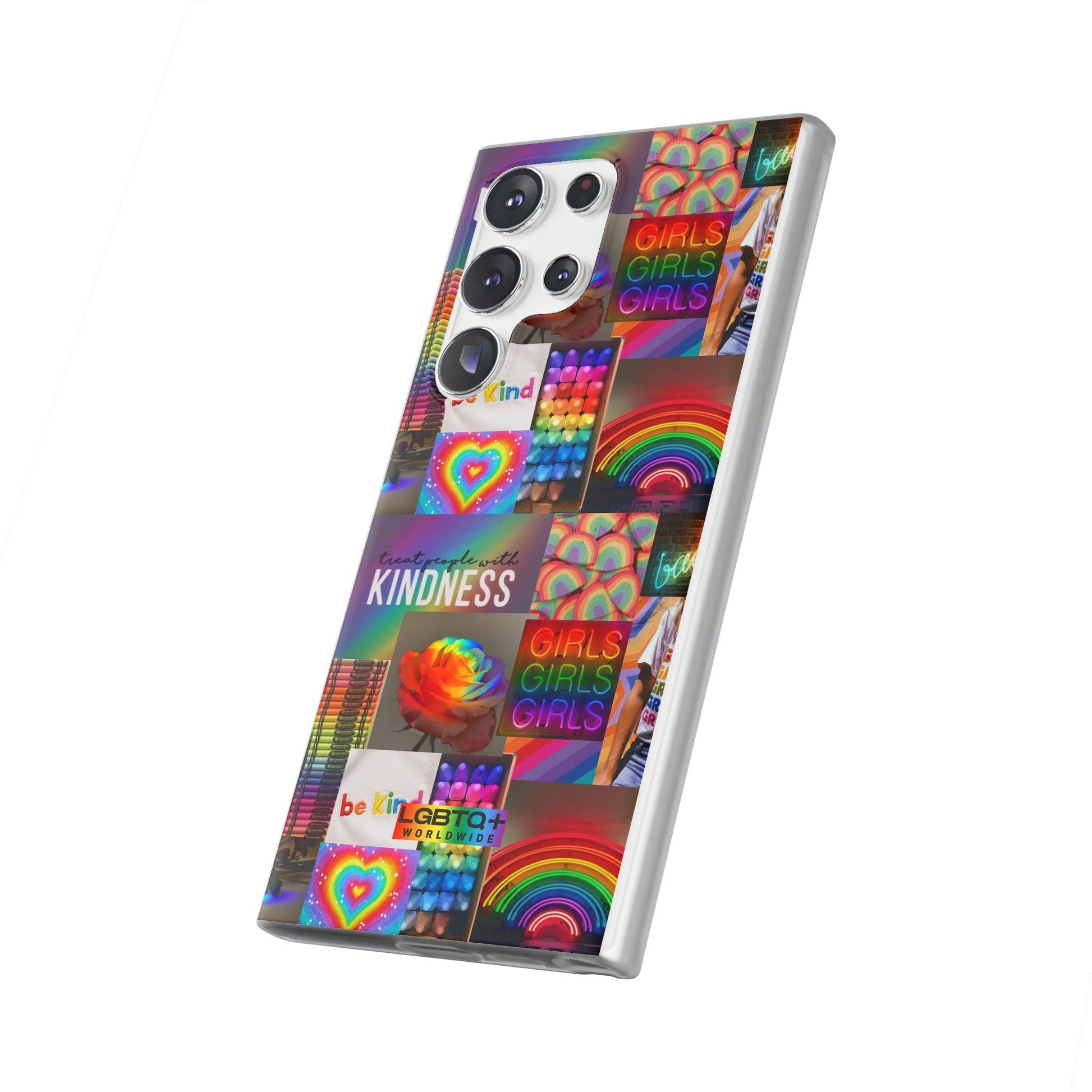 LGBTQWorldwide - ,,FREUNDLICHKEIT" Flexible Handyhülle Accessories, Case, iPhone, iPhone Cases, Phone accessory, Phone Cases, Samsung Cases, silikon, Valentine's Day promotion lgbtq Bekleidung Accessoires unisex Zubehör