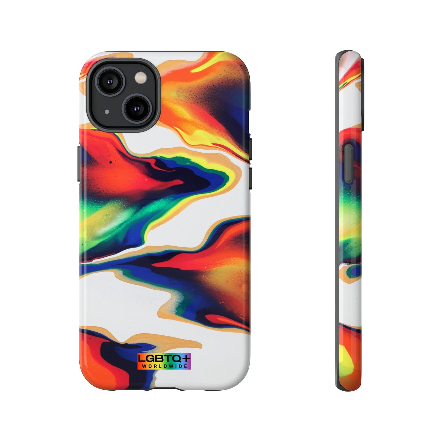 LGBTQWorldwide - ,,EINZIGARTIG" Doppelgehäuse Handyhülle Accessories, Glossy, iPhone Cases, Matte, Phone accessory, Phone Cases, Samsung Cases, Thermo, Valentine's Day Picks lgbtq Bekleidung Accessoires unisex Zubehör