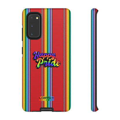 LGBTQWorldwide - ,,HAPPY PRIDE" Doppelgehäuse Handyhülle Accessories, Glossy, iPhone Cases, Matte, Phone accessory, Phone Cases, Samsung Cases, Thermo, Valentine's Day Picks lgbtq Bekleidung Accessoires unisex Zubehör