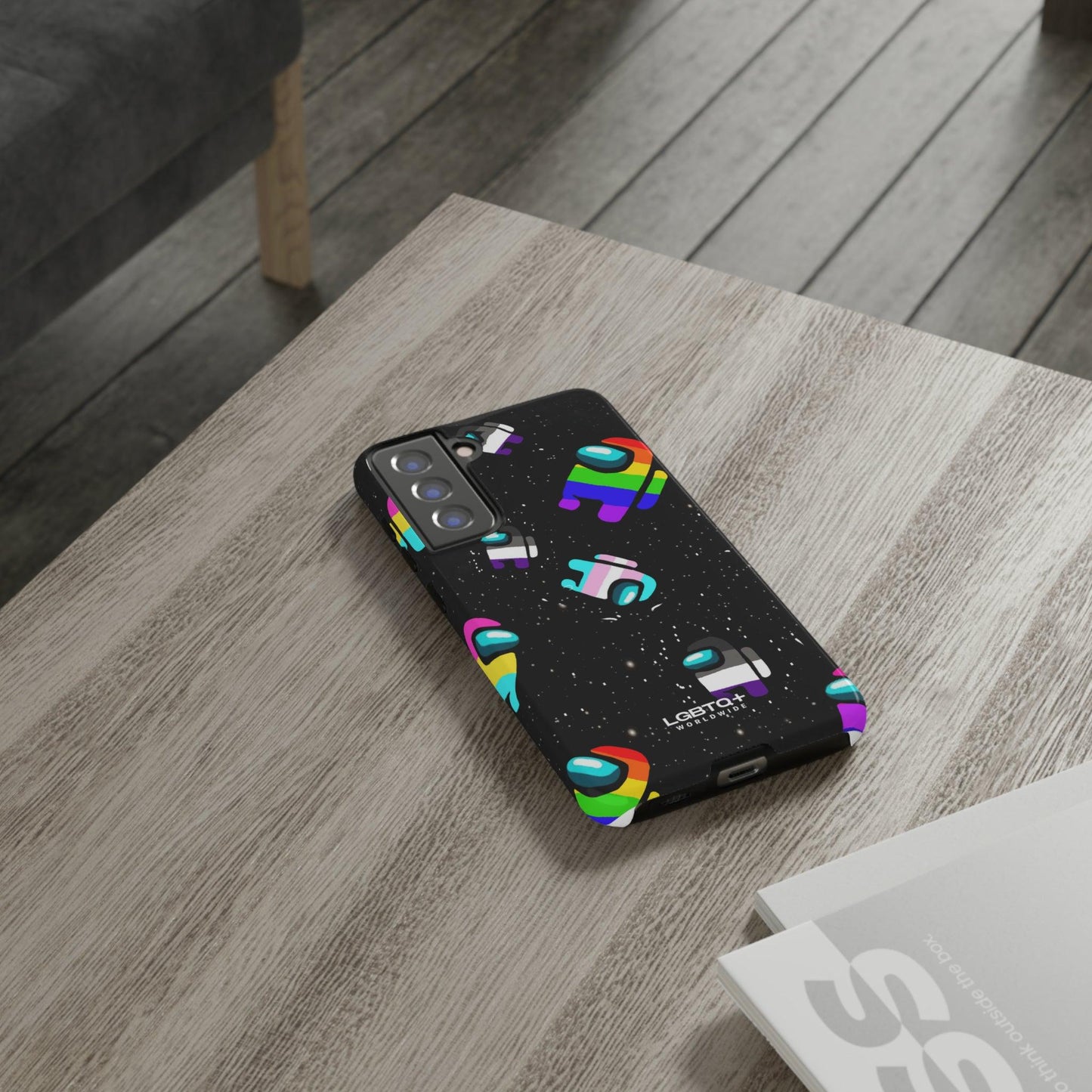 LGBTQWorldwide - ,,IMPOSTER" Doppelgehäuse Handyhülle Accessories, Glossy, iPhone Cases, Matte, Phone accessory, Phone Cases, Samsung Cases, Thermo, Valentine's Day Picks lgbtq Bekleidung Accessoires unisex Zubehör