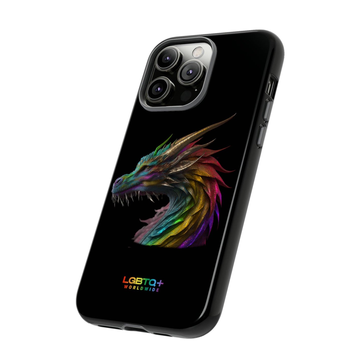 LGBTQWorldwide - ,,DRACHE" Doppelgehäuse Handyhülle Accessories, Glossy, iPhone Cases, Matte, Phone accessory, Phone Cases, Samsung Cases, tough, Valentine's Day Picks lgbtq Bekleidung Accessoires unisex Zubehör