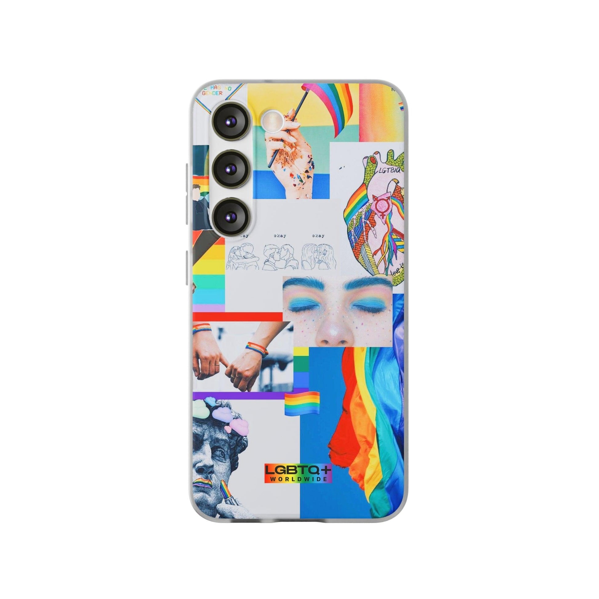 LGBTQWorldwide - ,,SEI FREI" Flexible Handyhülle Accessories, Case, iPhone, iPhone Cases, Phone accessory, Phone Cases, Samsung Cases, silikon, Valentine's Day promotion lgbtq Bekleidung Accessoires unisex Zubehör