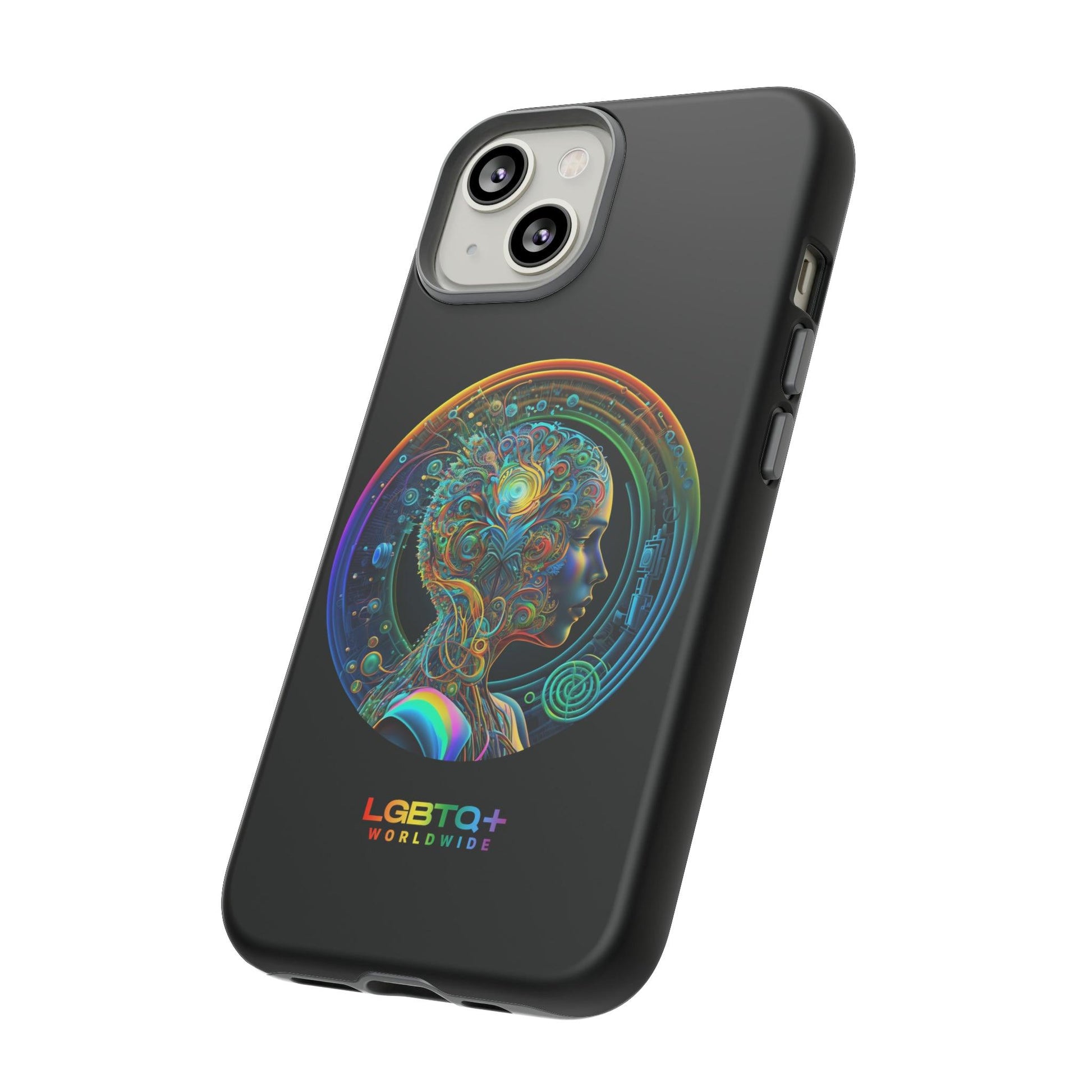 LGBTQWorldwide - ,,INTELLIGENT" Doppelgehäuse Handyhülle Accessories, Glossy, iPhone Cases, Matte, Phone accessory, Phone Cases, Samsung Cases, tough, Valentine's Day Picks lgbtq Bekleidung Accessoires unisex Zubehör