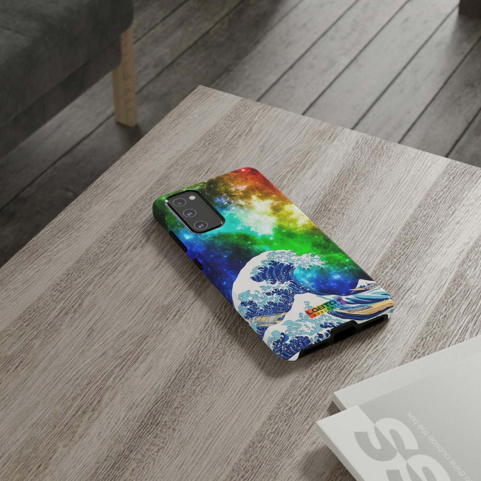 LGBTQWorldwide - ,,WELLE" Doppelgehäuse Handyhülle Accessories, Glossy, iPhone Cases, Matte, Phone accessory, Phone Cases, Samsung Cases, Thermo, Valentine's Day Picks lgbtq Bekleidung Accessoires unisex Zubehör