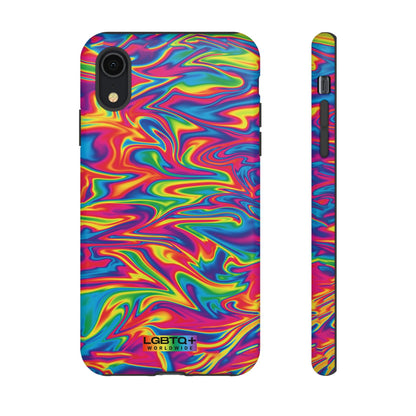 LGBTQWorldwide - ,,ABSTRACT" Doppelgehäuse Handyhülle Accessories, Glossy, iPhone Cases, Matte, Phone accessory, Phone Cases, Samsung Cases, Thermo, Valentine's Day Picks lgbtq Bekleidung Accessoires unisex Zubehör