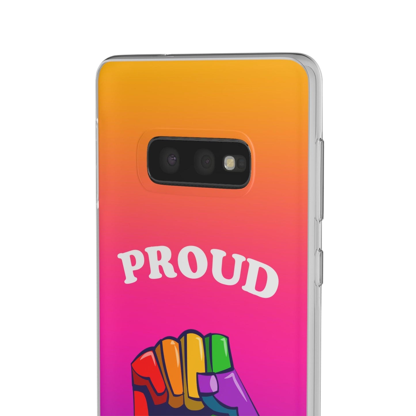 LGBTQWorldwide - ,,GLÜCKLICH" Flexible Handyhülle Accessories, Case, iPhone, iPhone Cases, Phone accessory, Phone Cases, Samsung Cases, silikon, Valentine's Day promotion lgbtq Bekleidung Accessoires unisex Zubehör