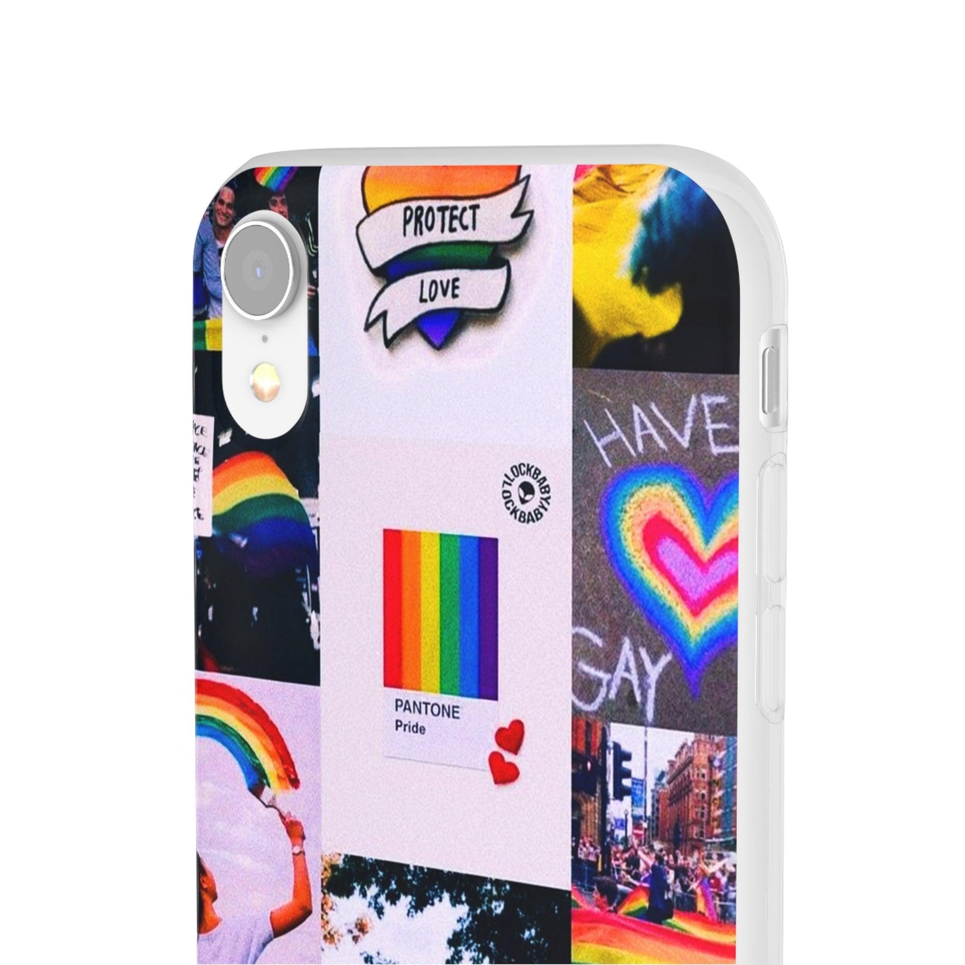 LGBTQWorldwide - ,,REGENBOGEN" Flexible Handyhülle Accessories, Case, iPhone, iPhone Cases, Phone accessory, Phone Cases, Samsung Cases, silikon, Valentine's Day promotion lgbtq Bekleidung Accessoires unisex Zubehör