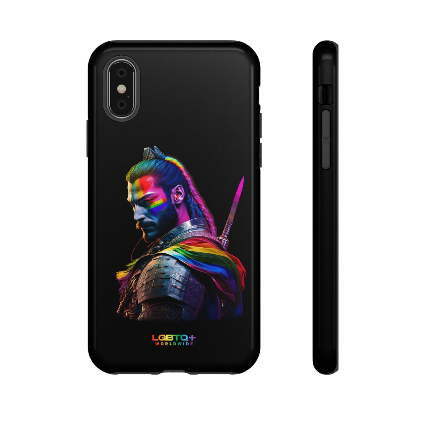 LGBTQWorldwide - ,,SAMURAI" Doppelgehäuse Handyhülle Accessories, Glossy, iPhone Cases, Matte, Phone accessory, Phone Cases, Samsung Cases, tough, Valentine's Day Picks lgbtq Bekleidung Accessoires unisex Zubehör