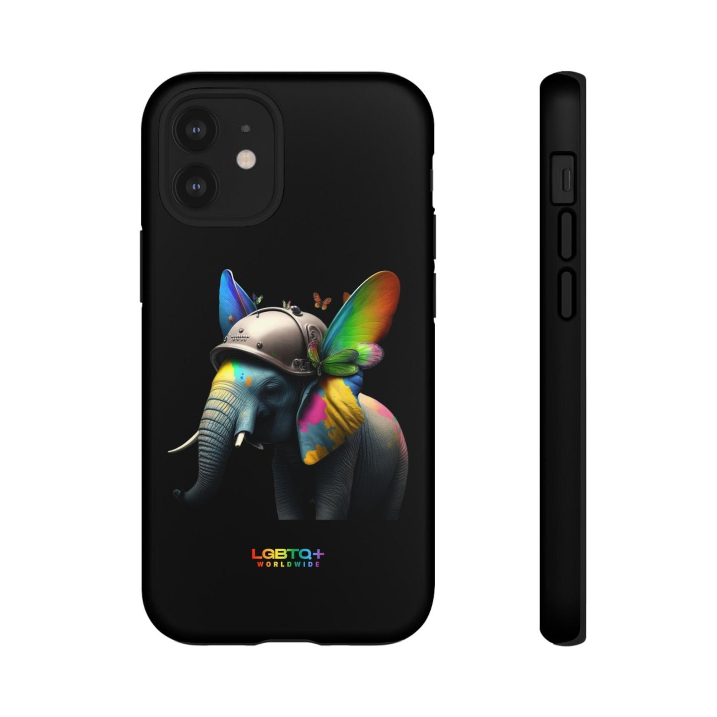 LGBTQWorldwide - ,,ELEFANT" Doppelgehäuse Handyhülle Accessories, Glossy, iPhone Cases, Matte, Phone accessory, Phone Cases, Samsung Cases, tough, Valentine's Day Picks lgbtq Bekleidung Accessoires unisex Zubehör