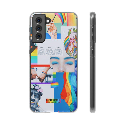 LGBTQWorldwide - ,,SEI FREI" Flexible Handyhülle Accessories, Case, iPhone, iPhone Cases, Phone accessory, Phone Cases, Samsung Cases, silikon, Valentine's Day promotion lgbtq Bekleidung Accessoires unisex Zubehör