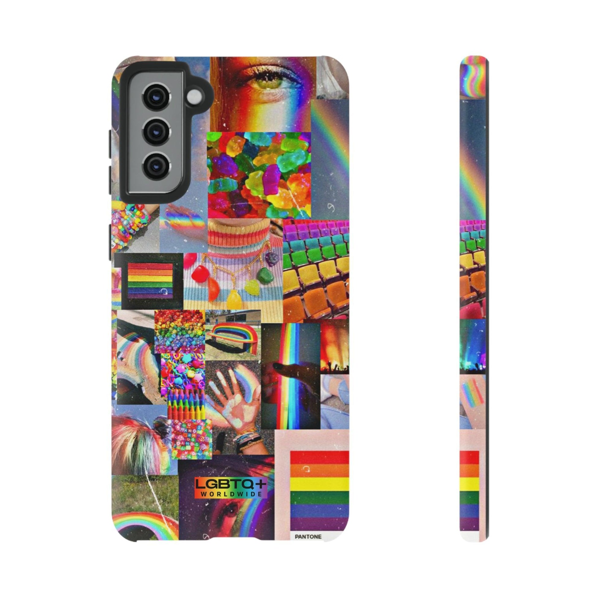 LGBTQWorldwide - ,,FARBEN" Doppelgehäuse Handyhülle Accessories, Glossy, iPhone Cases, Matte, Phone accessory, Phone Cases, Samsung Cases, Thermo, Valentine's Day Picks lgbtq Bekleidung Accessoires unisex Zubehör