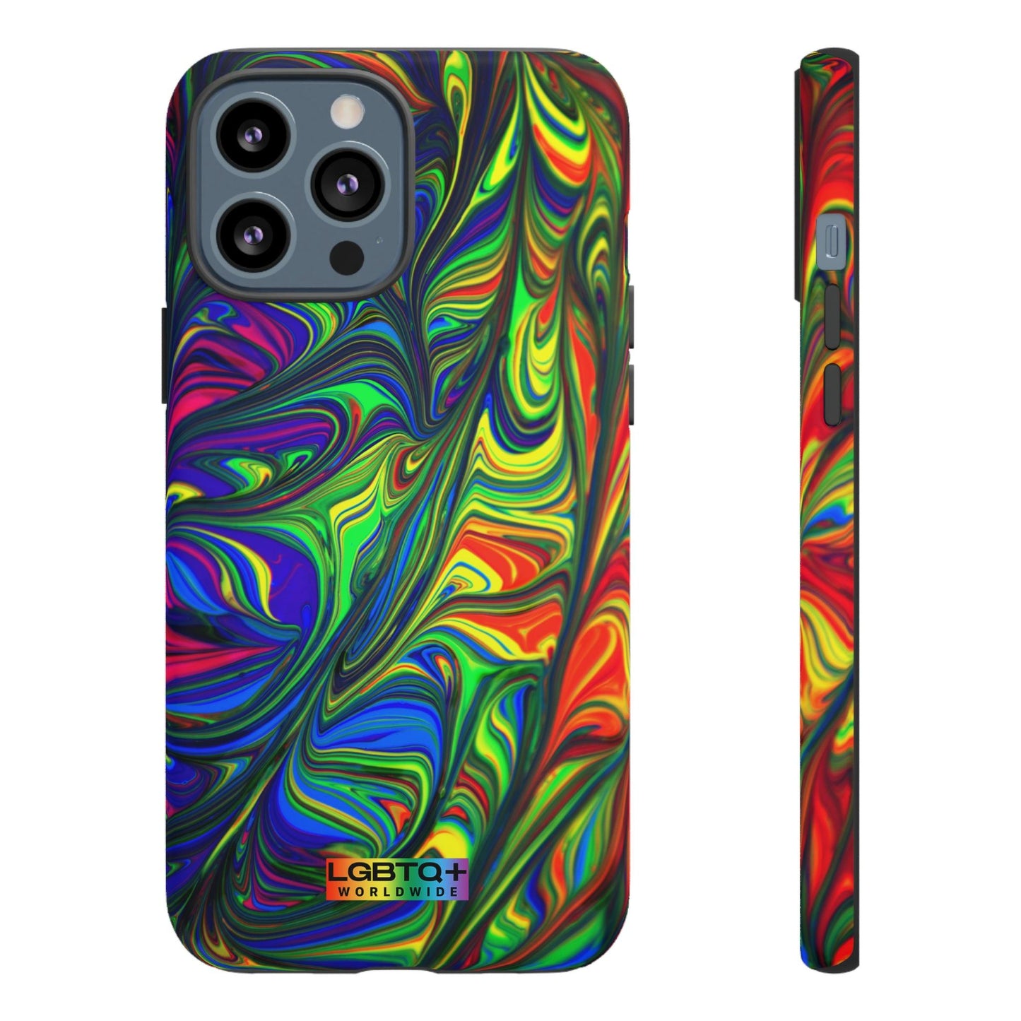 LGBTQWorldwide - ,,ILLUSION" Doppelgehäuse Handyhülle Accessories, Glossy, iPhone Cases, Matte, Phone accessory, Phone Cases, Samsung Cases, Thermo, Valentine's Day Picks lgbtq Bekleidung Accessoires unisex Zubehör