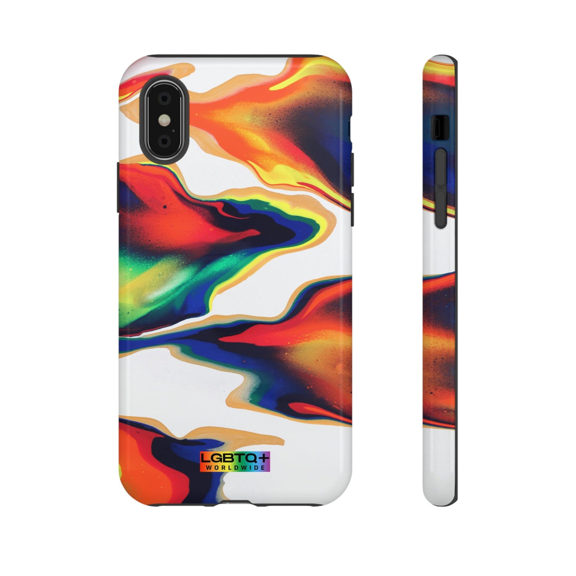 LGBTQWorldwide - ,,EINZIGARTIG" Doppelgehäuse Handyhülle Accessories, Glossy, iPhone Cases, Matte, Phone accessory, Phone Cases, Samsung Cases, Thermo, Valentine's Day Picks lgbtq Bekleidung Accessoires unisex Zubehör